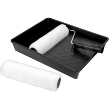 9inchx1.5inch Poly Roller & Tray Set c/w Spare Refill